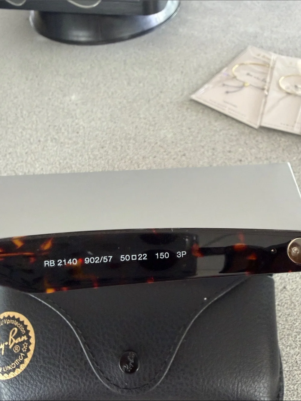 Ray-Ban Wayfarer Tortoiseshell Frame Sunglasses with Brown Lenses